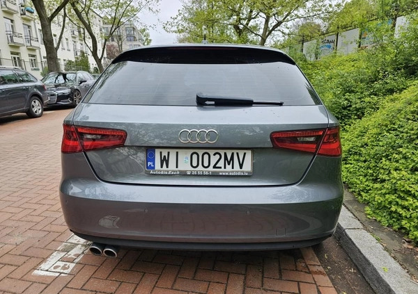 Audi A3 cena 59900 przebieg: 106000, rok produkcji 2015 z Warszawa małe 191